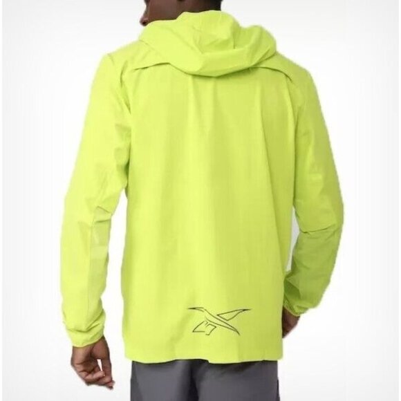 Reebok HB4068 Hooded Reebok UBF Speed Jacket Acid Yellow ( M ) - Picture 2 of 4